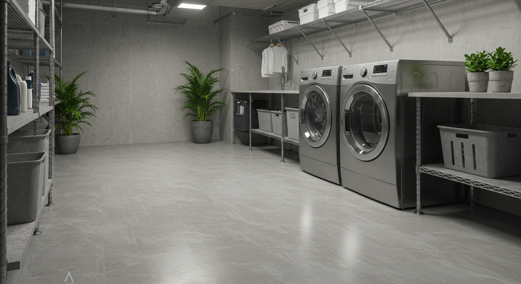 Painted Concrete Flooring