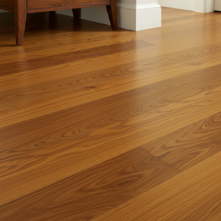 warm wood flooring