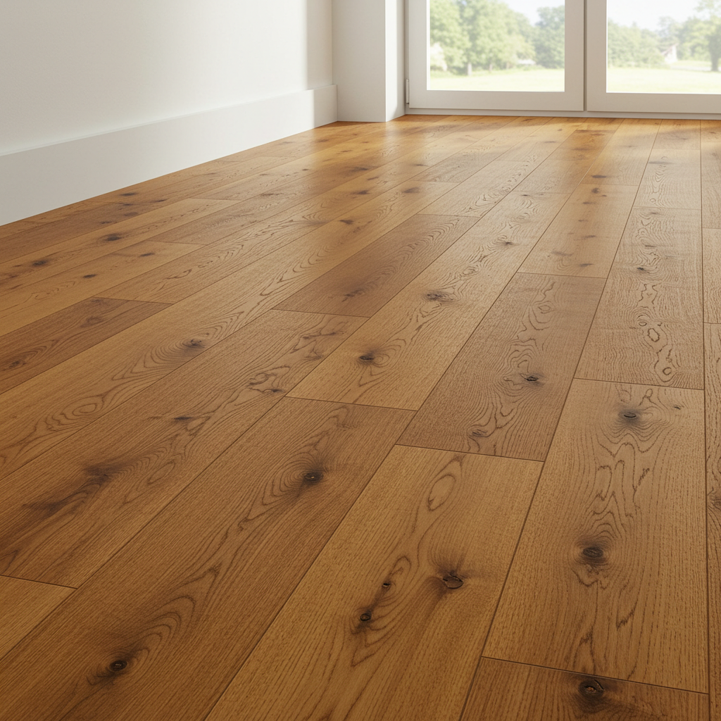 Hand-Scraped Wood Flooring