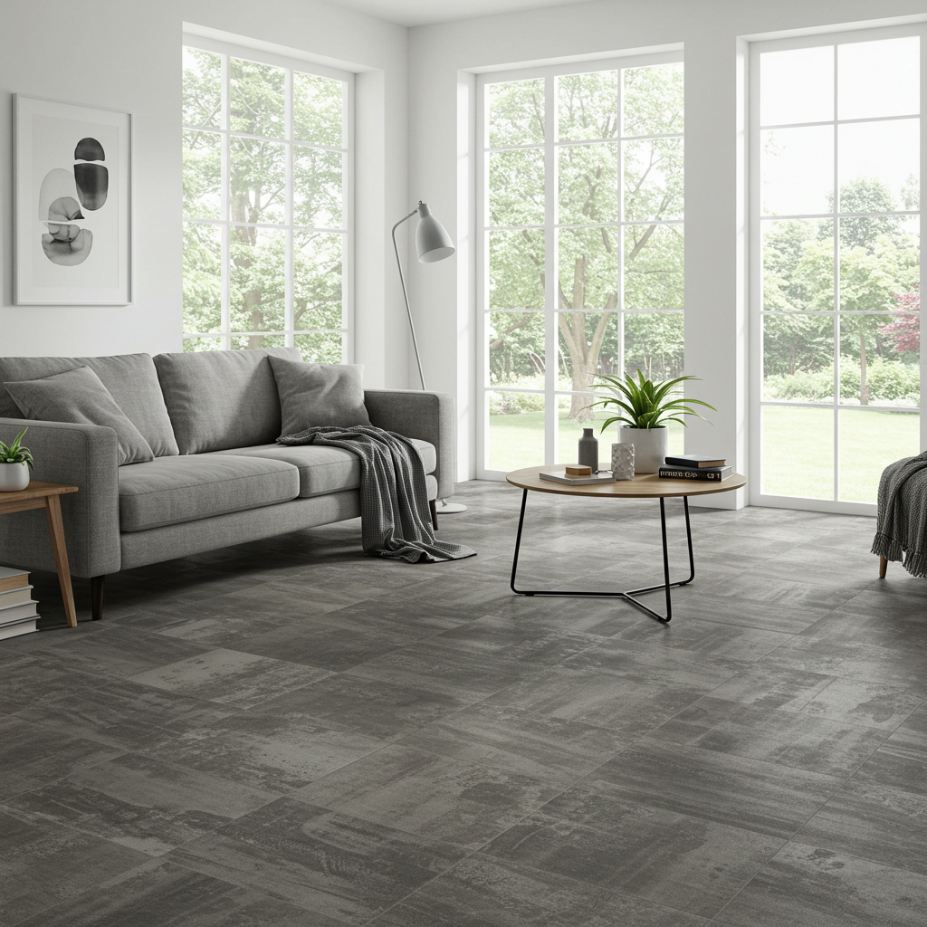 Peel-and-Stick Vinyl Flooring