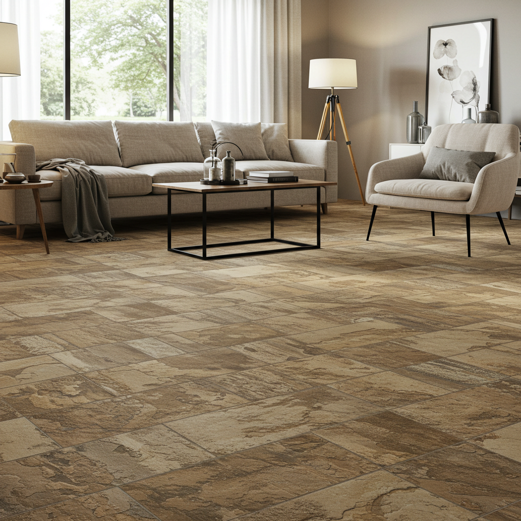 Peel-and-Stick Vinyl Flooring