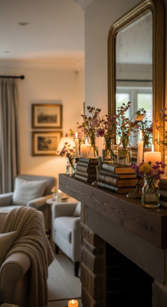 home decor with flowers