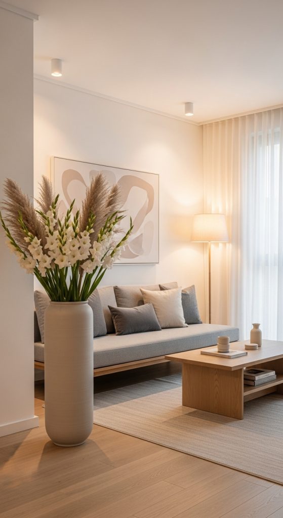 home decor with flowers