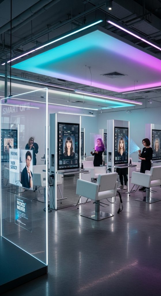 beauty salon floor plan