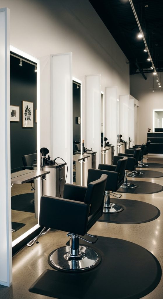 beauty salon floor plan