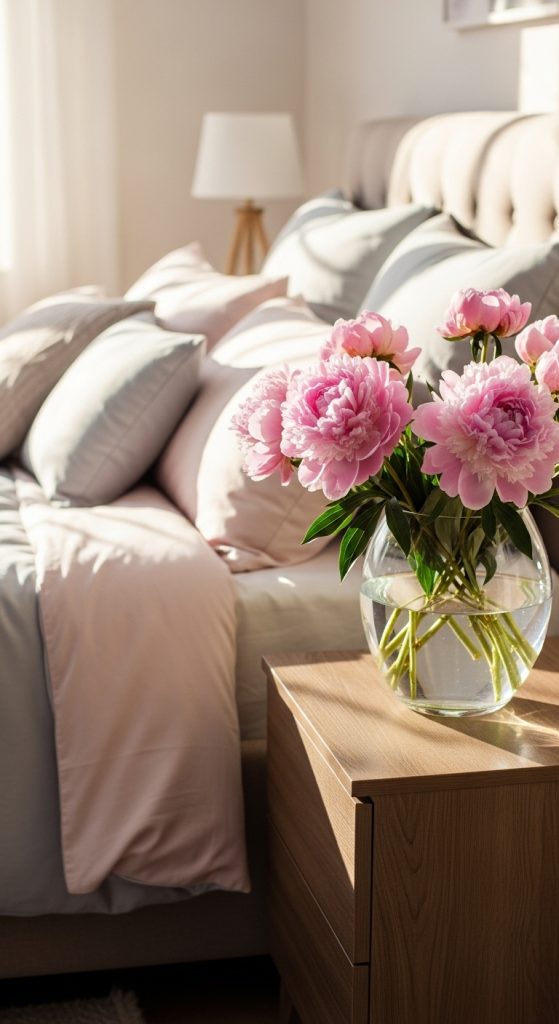 home decor with flowers