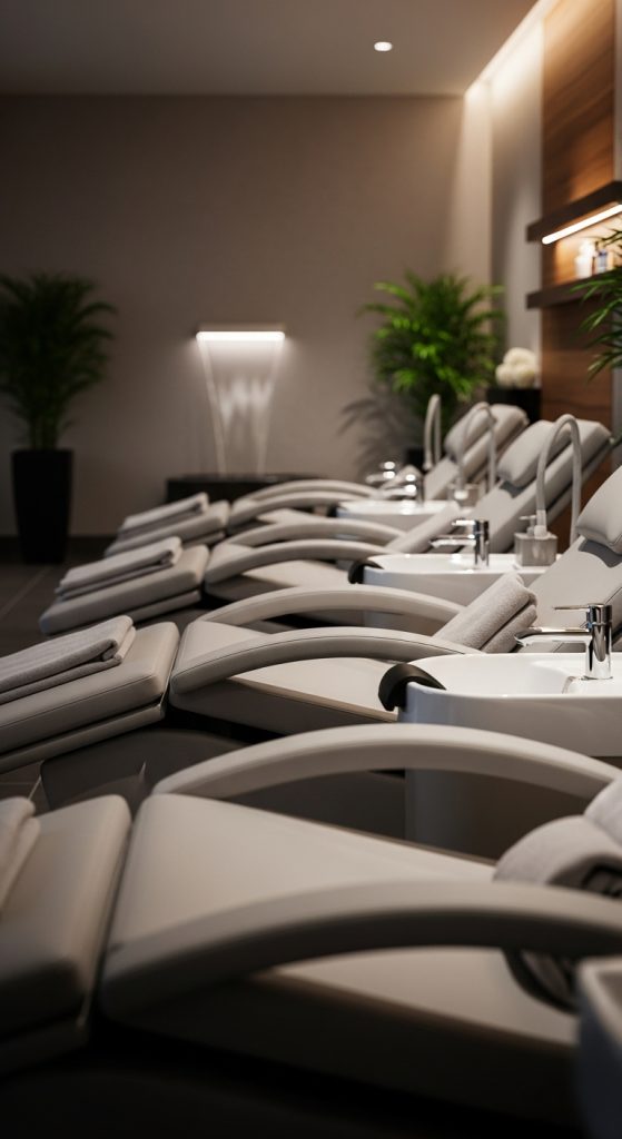 beauty salon floor plan