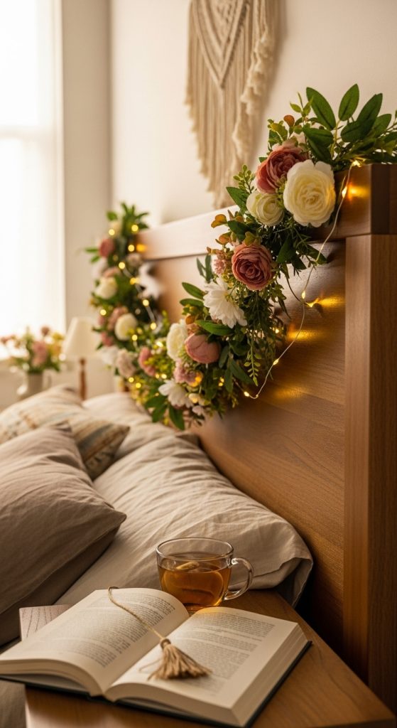 home decor with flowers