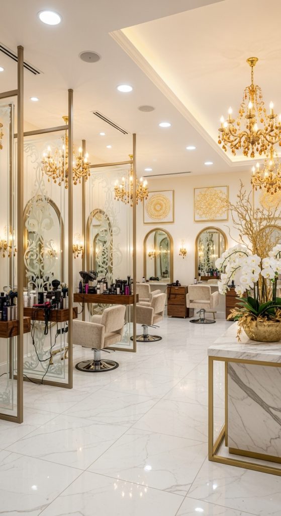 beauty salon floor plan