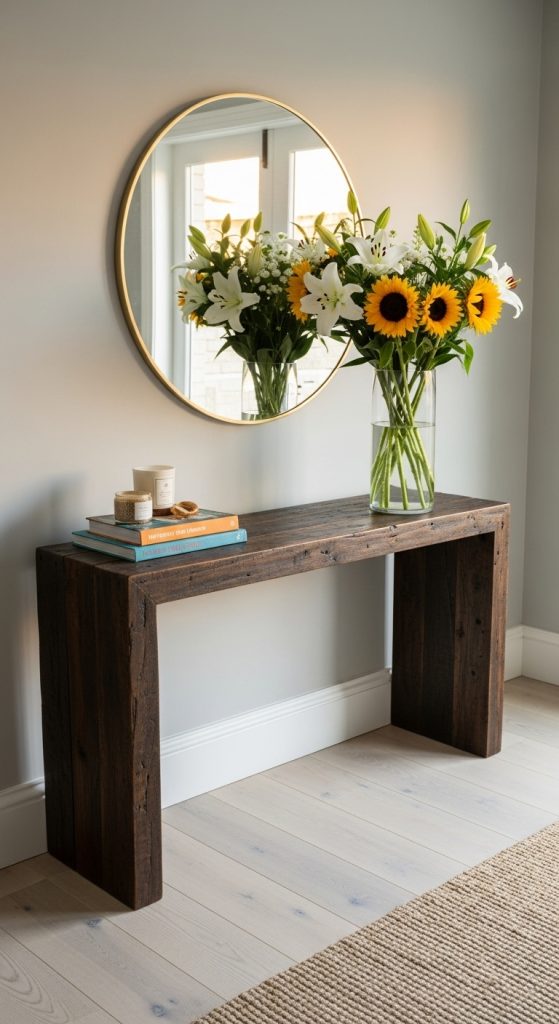 home decor with flowers