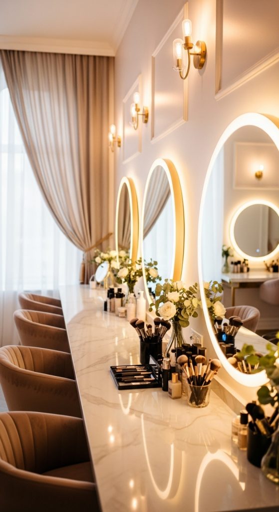 beauty salon floor plan