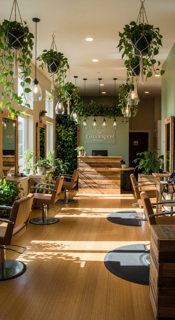 beauty salon floor plan