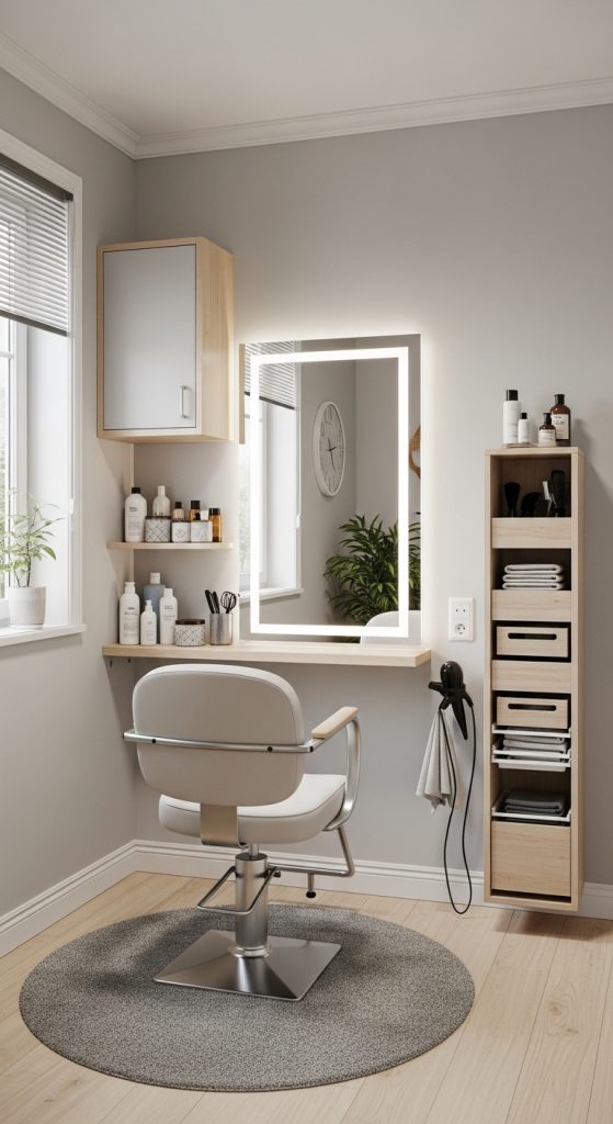 beauty salon floor plan