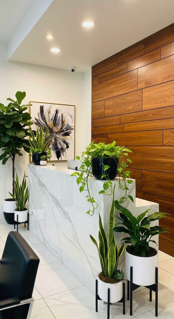 beauty salon floor plan