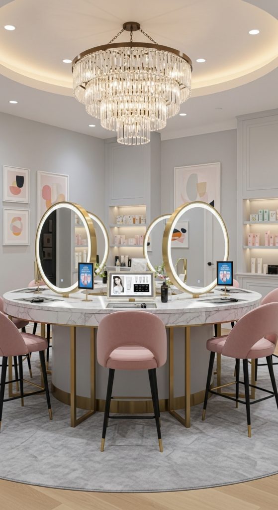 beauty salon floor plan