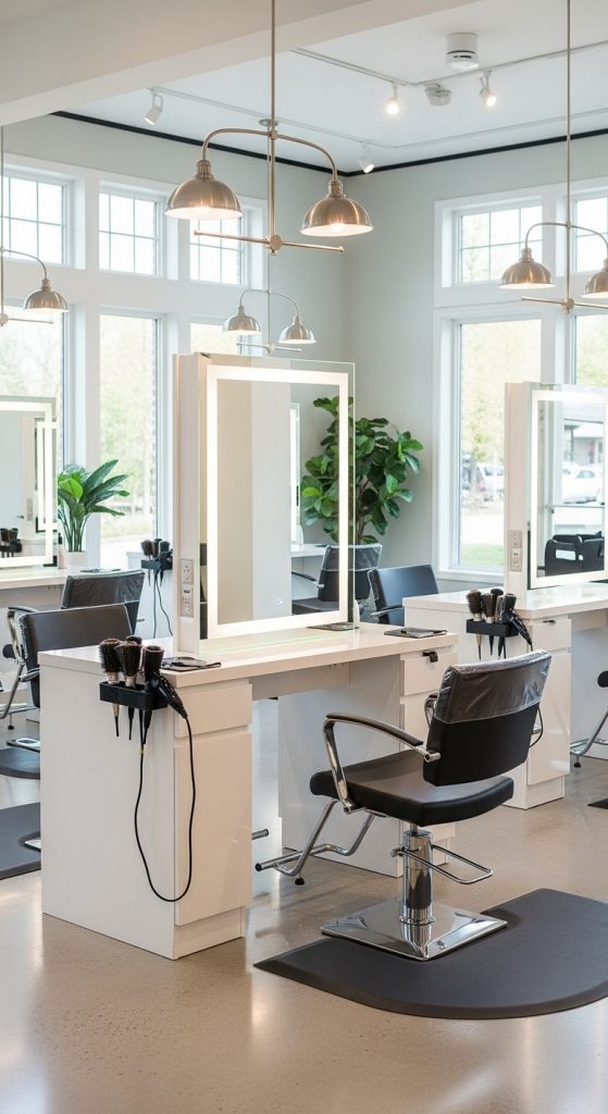 beauty salon floor plan